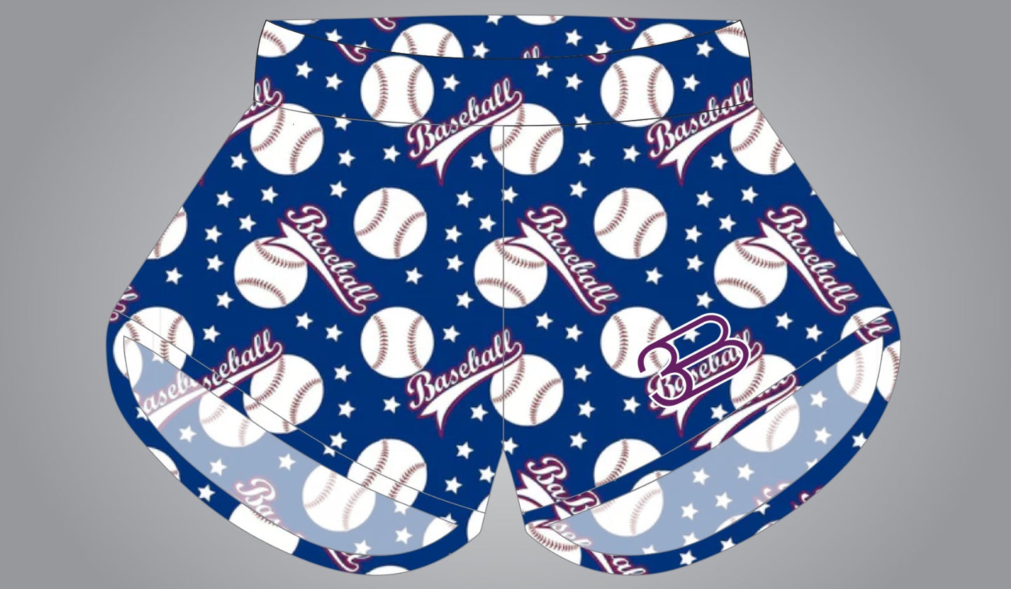 Women/Girls Shorts RWB Baseball