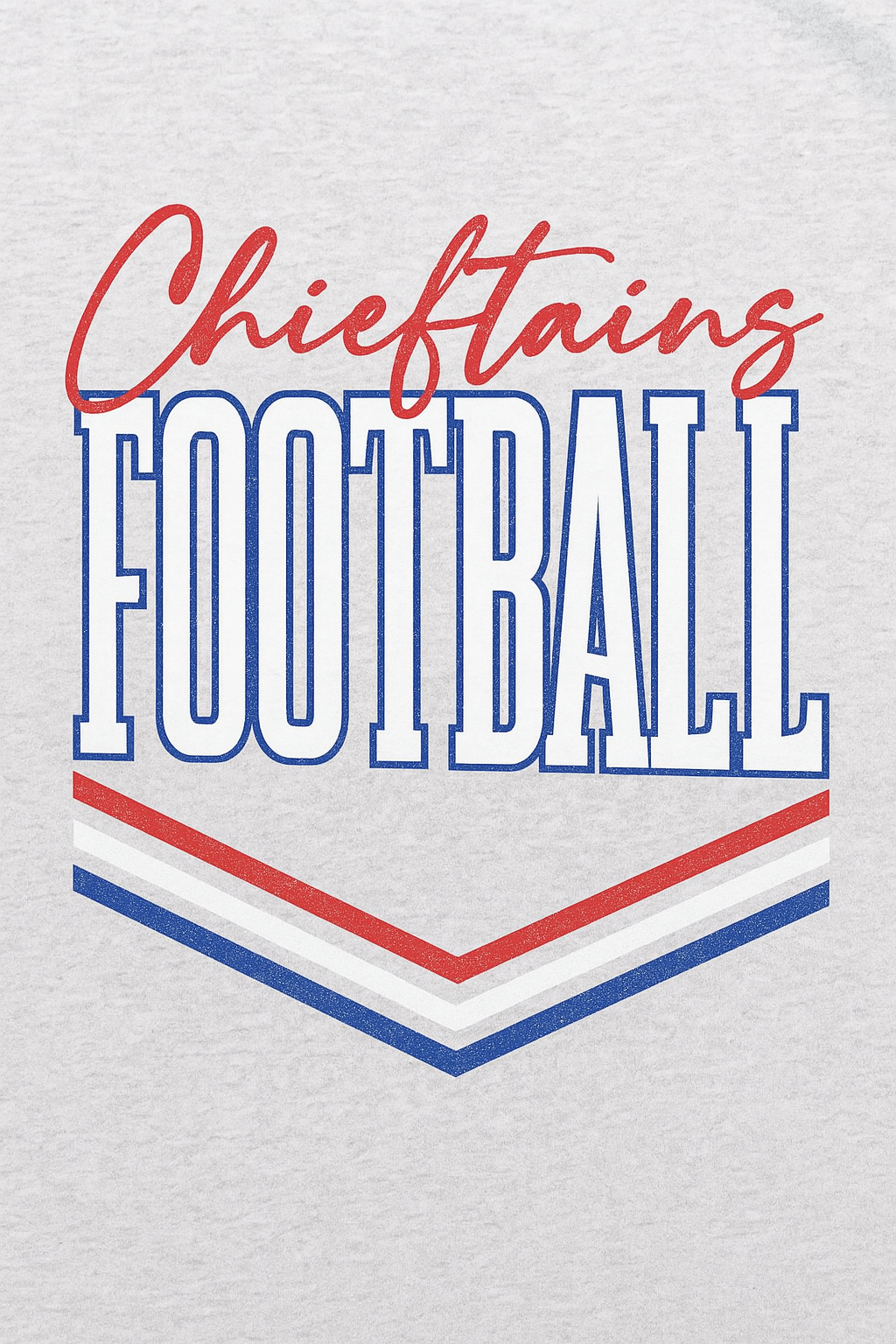 Chieftains 3 line Football Hoodie