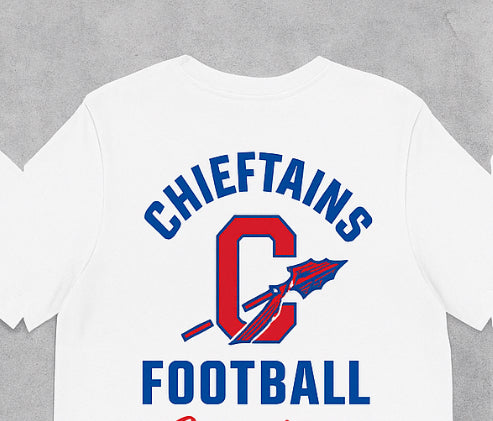 Chieftains arched football Hoodie