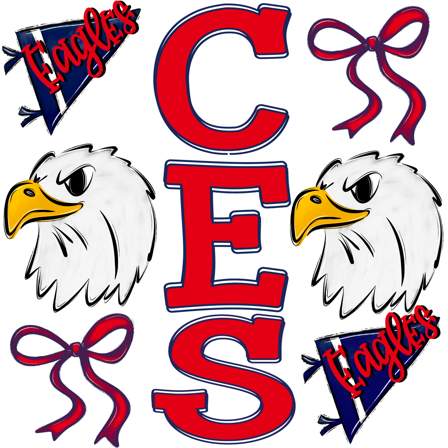 CES Bow pennant Shirt