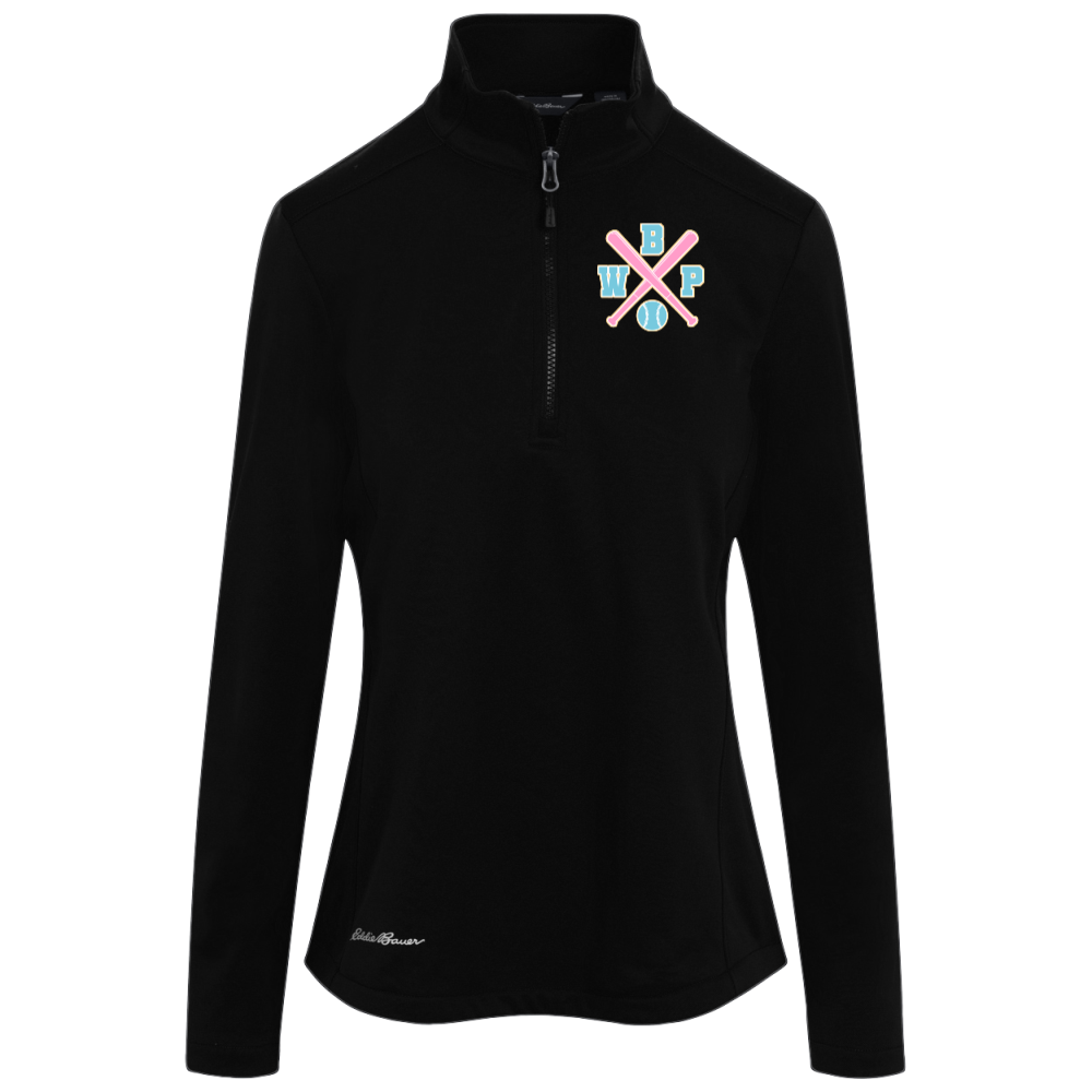 Panthers WBP Women’s Eddie Bauer 1/2 Zip Fleece #1