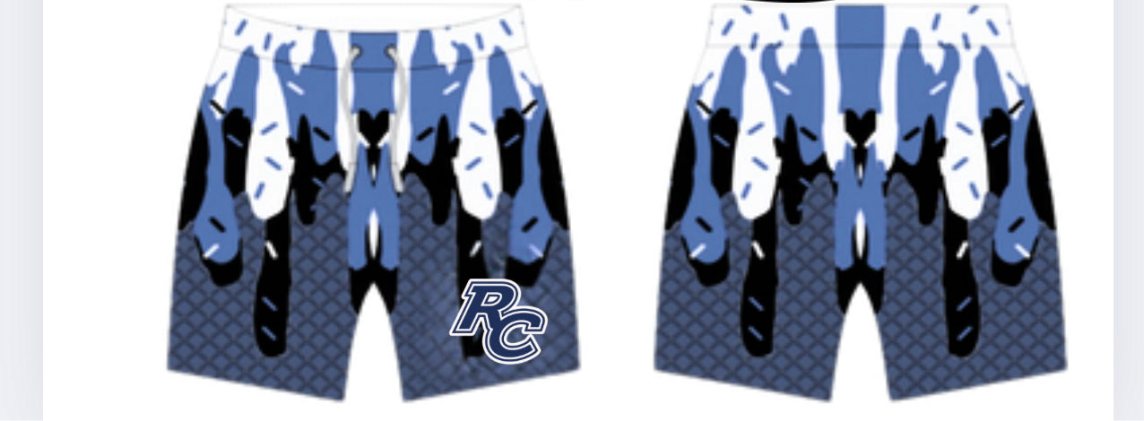 RC Blue Guy Drip Shorts