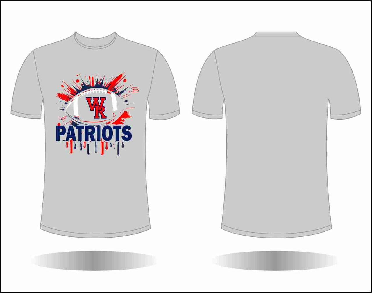 Patriots Splatter Football Shirt