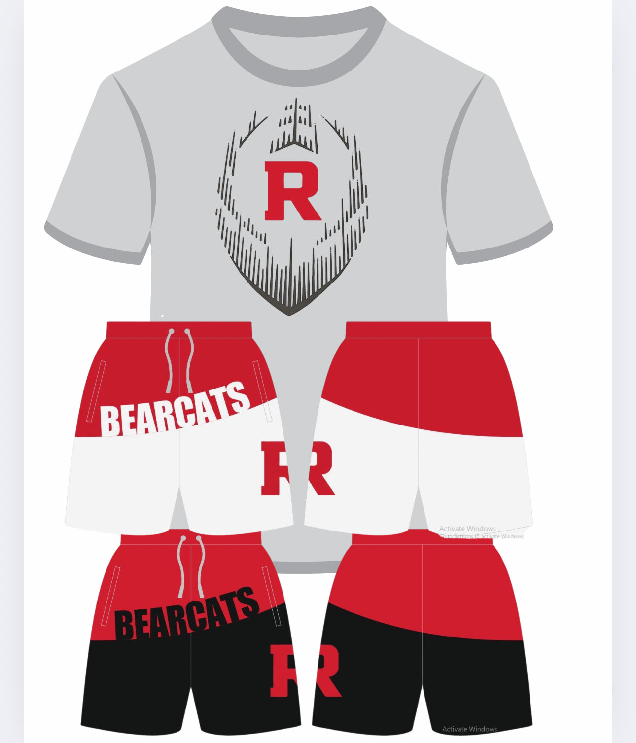 Ruston Set with black shorts