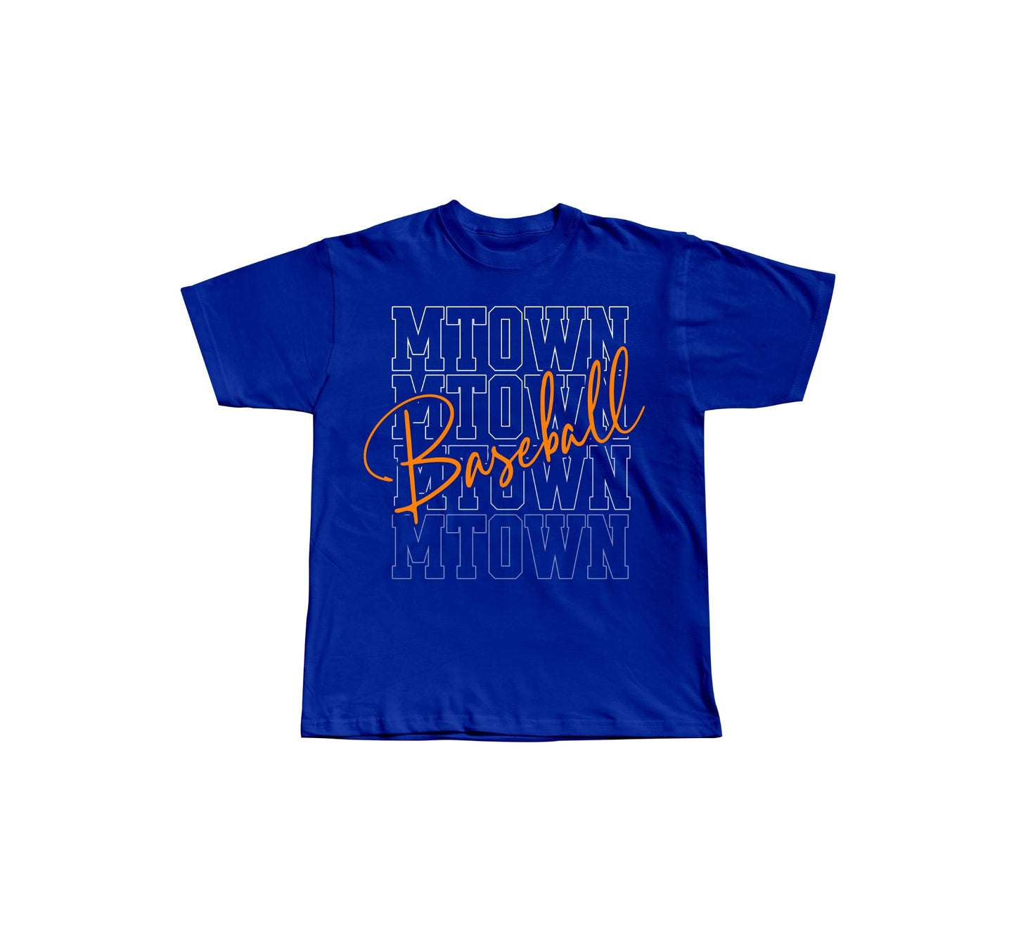 MTOWN Baseball Faded Tank Top