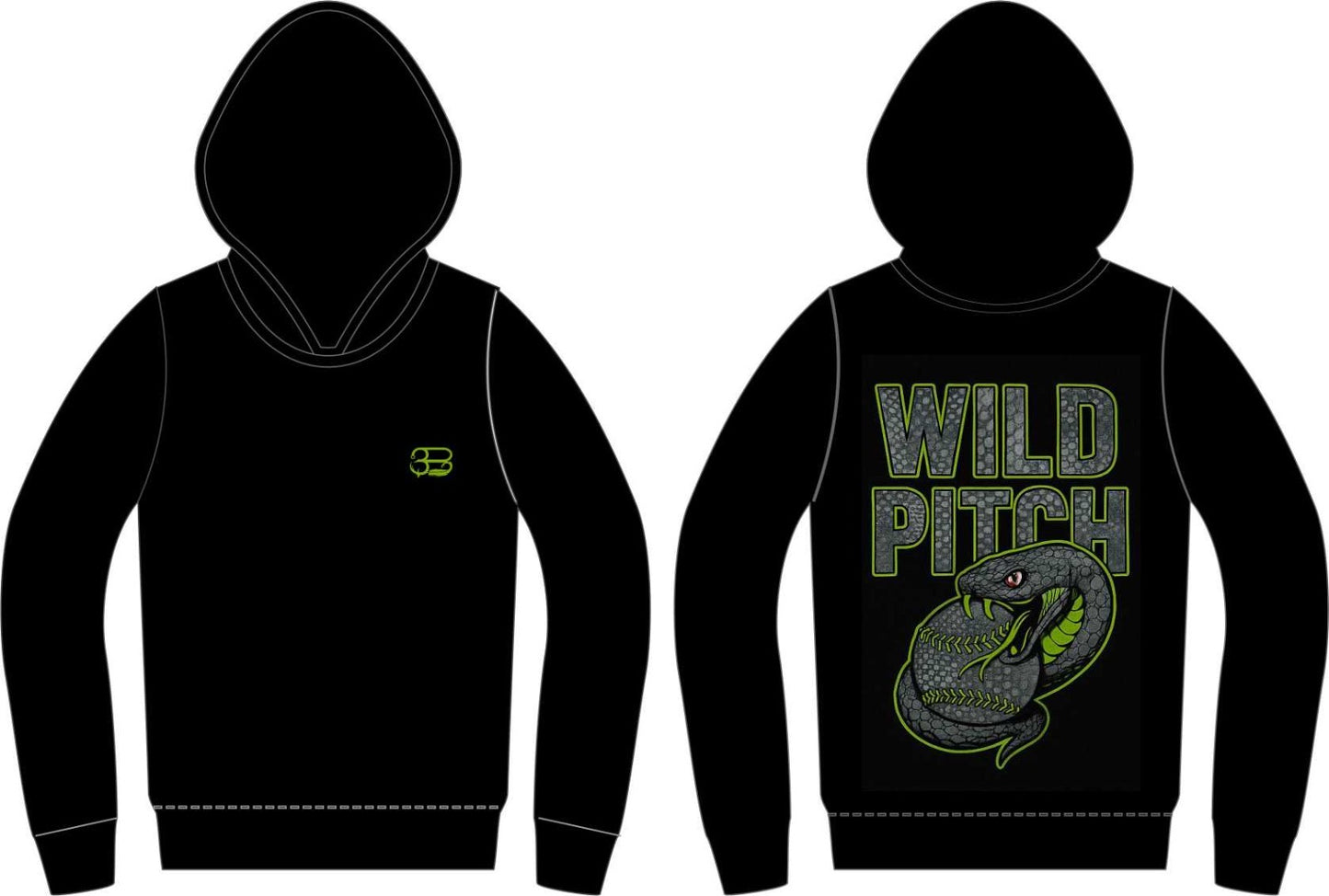 Hoodie Wild Pitch Snake
