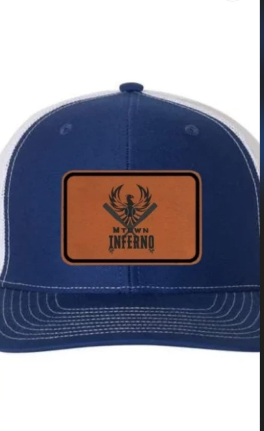 MTOWN Inferno Richardson Leather Patch Hat