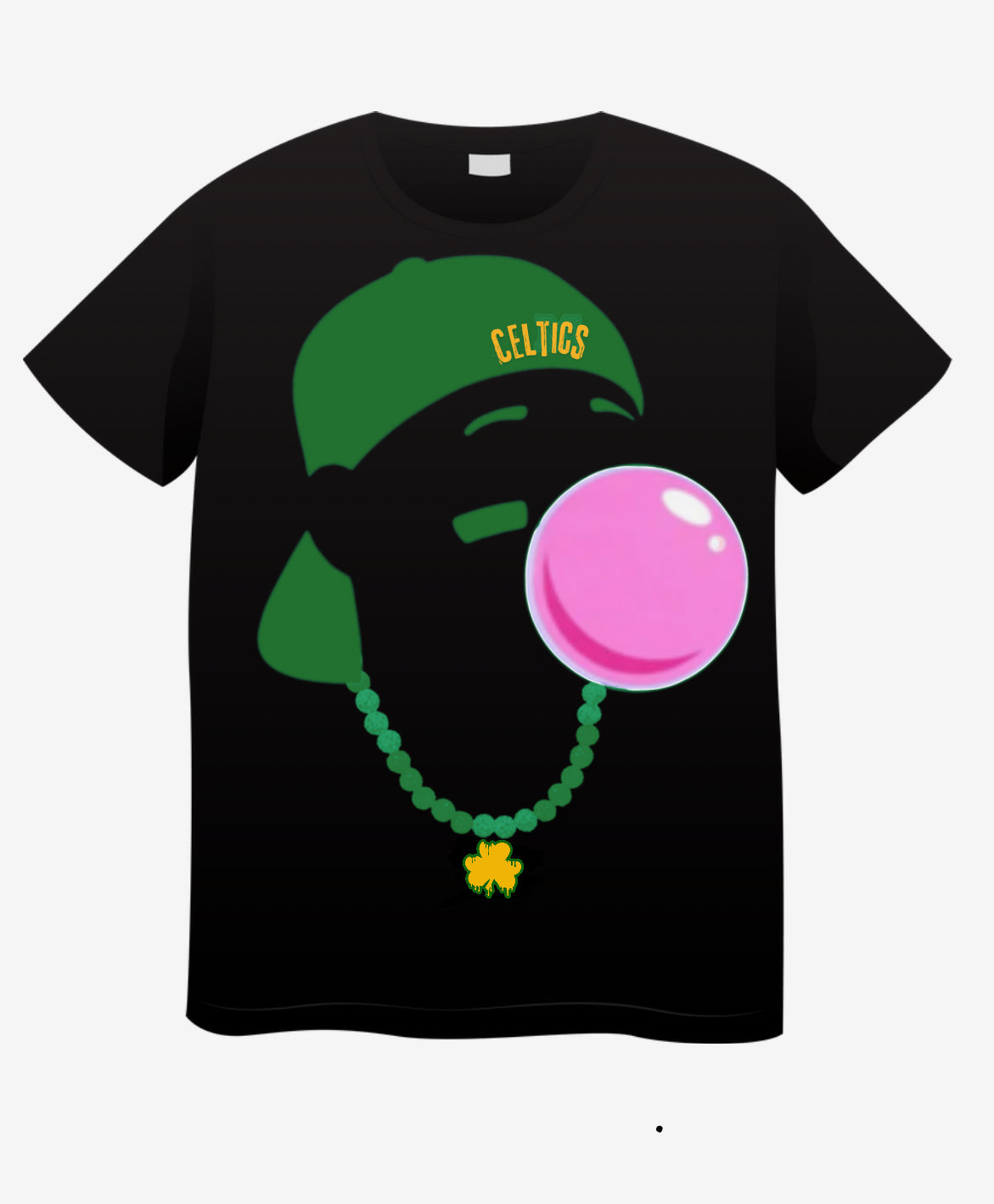 Celtics Bubblegum Black shirt