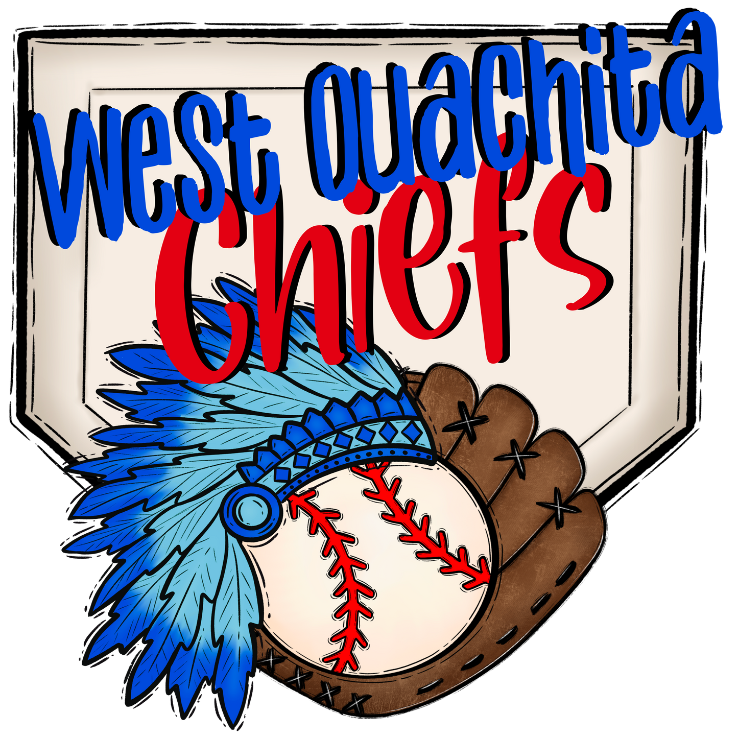 West Ouachita Baseball Homeplate Shirt