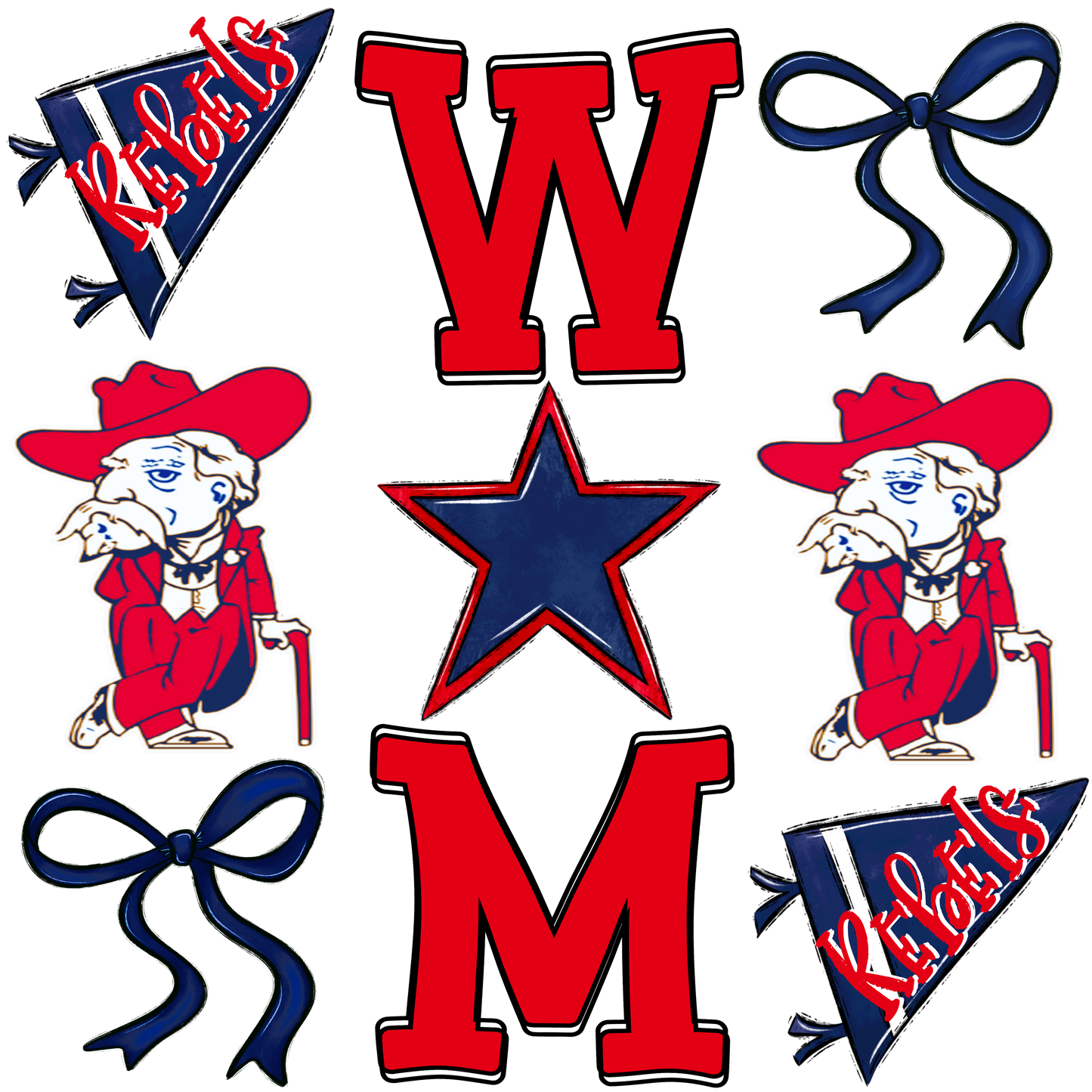 WM Bow pennant Shirt