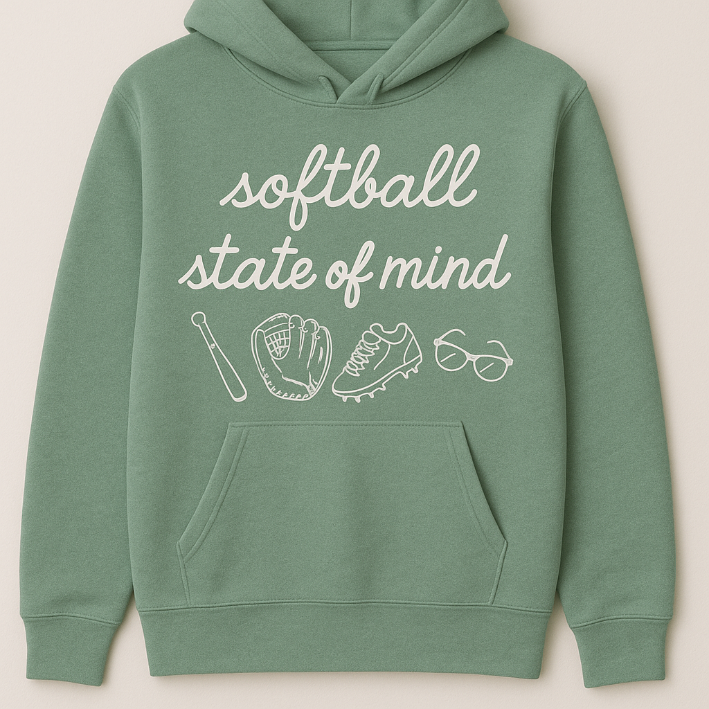 Softball State of Mind Hoodie