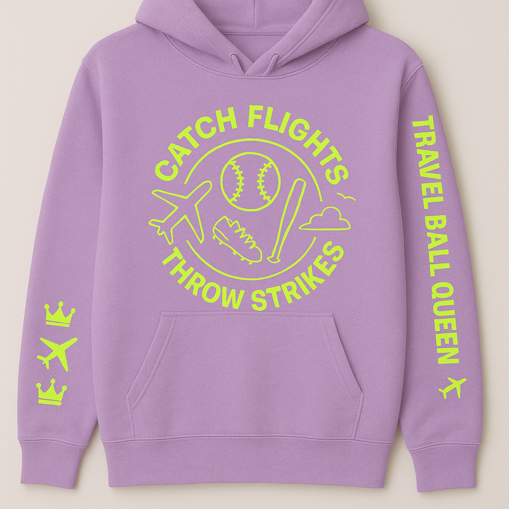 Travel Ball Queen Hoodie