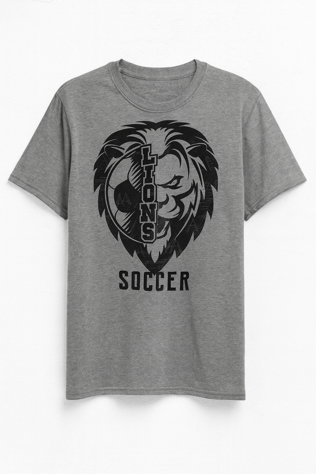 Lions Soccer Face Tshirt