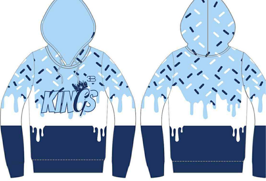 Kings drip hoodie design