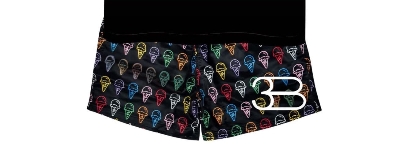 Guy Mesh Shorts Ice cream Cone