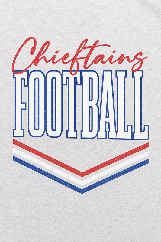 Chieftains 3 line Football Hoodie