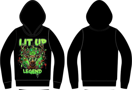 Hoodie Lit Up Legend