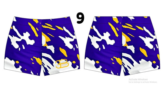 LSU swim trunks