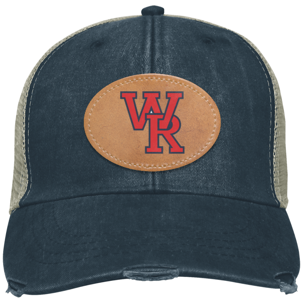 WR Distressed Hat Leather Patch