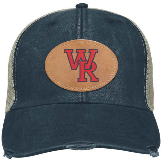 WR Distressed Hat Leather Patch