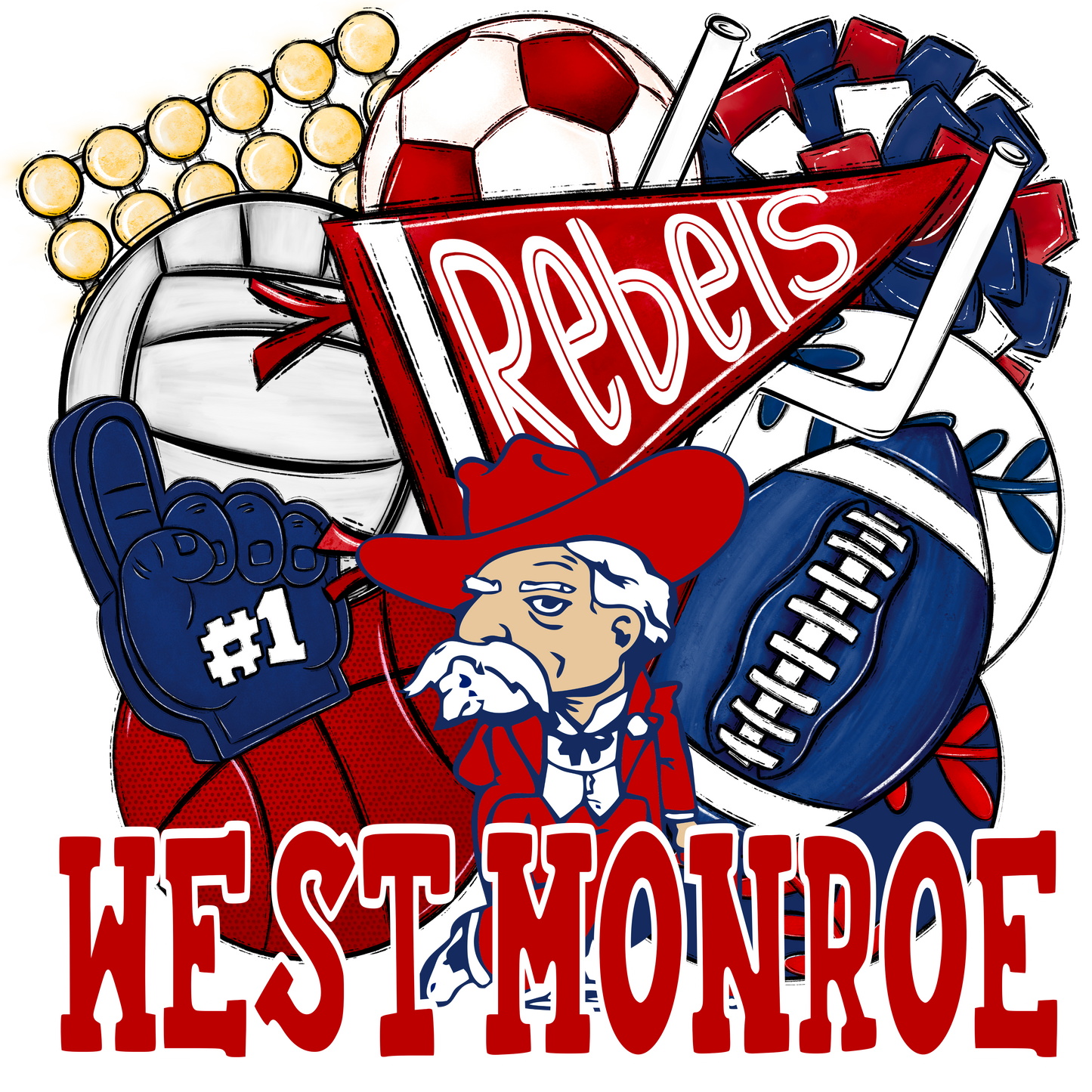 West Monroe all sports  Shirt
