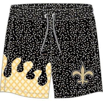 Black Fluer De Lis Shorts