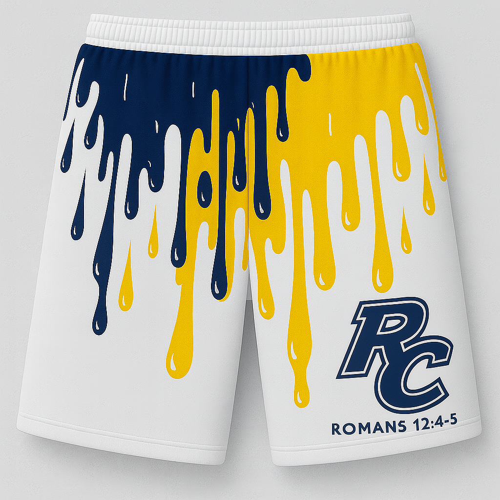 RC White Guy Drip Shorts