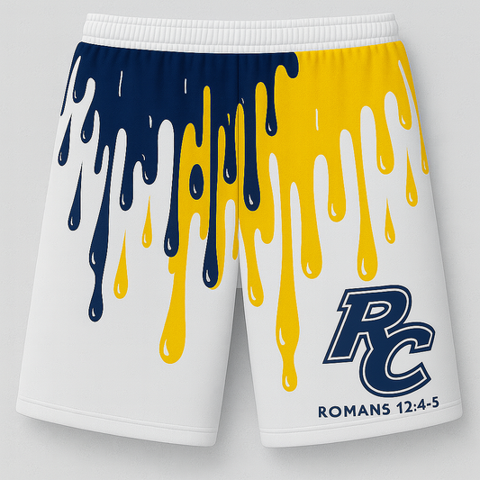 RC White Guy Drip Shorts