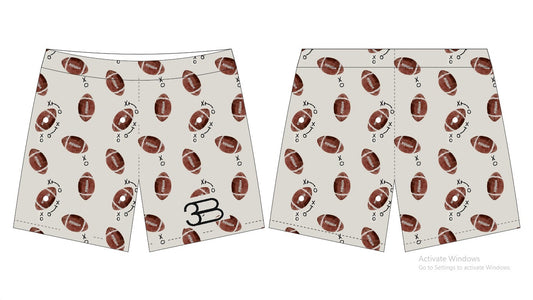 Football swim trunks