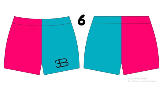 Pink/Blue swim trunks