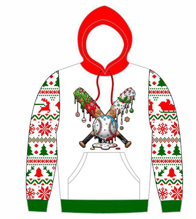 Hoodie Christmas Drip Bats