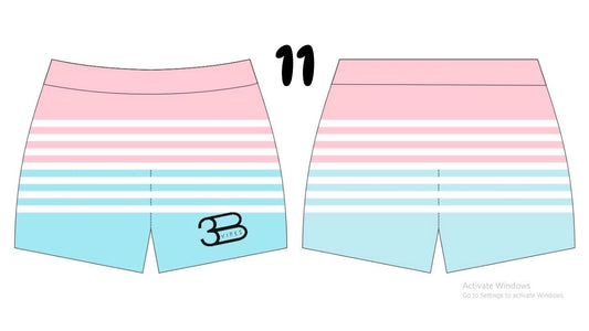 Pastel swim trunks
