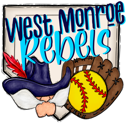 West Monroe Softball Homeplate Shirt