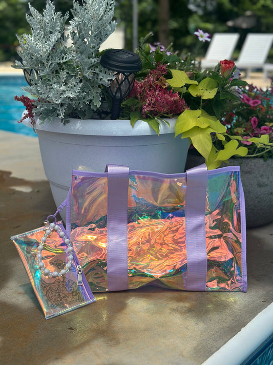 Purple Beach Bag