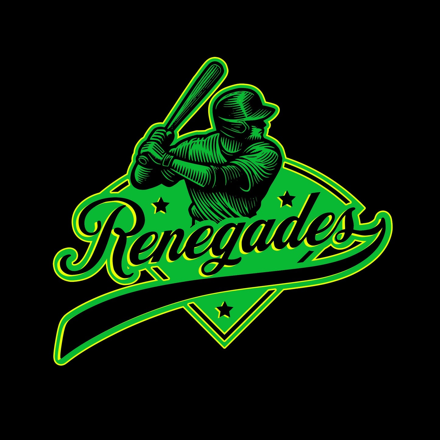 Renegade Baseball Player Tshirt