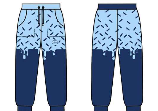 Kings drip jogger design