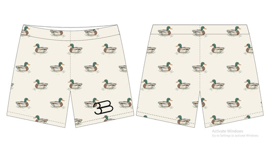 Mallard Duck swim trunks