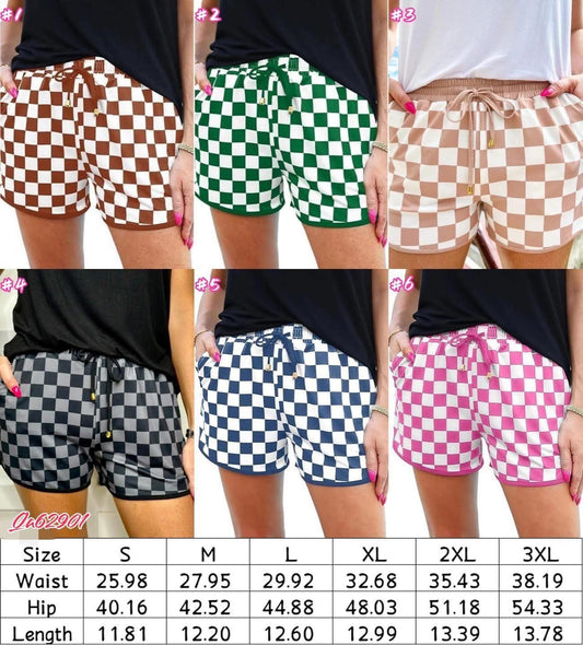 Women’s Checkered Shorts