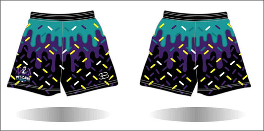 Pelicans Drip Guy Mesh Shorts