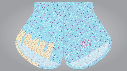 Women/Girls Shorts Light Blue Sprinkle