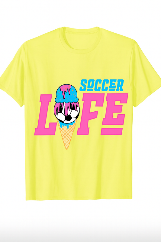 Lions Soccer ice cream Tshirt